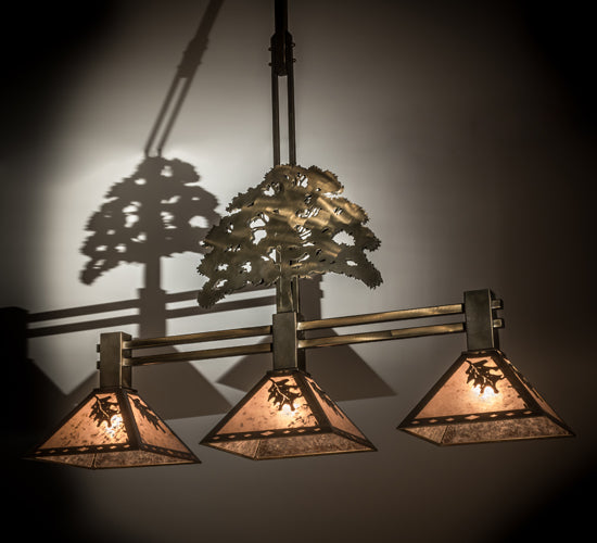 Meyda Tiffany Oak Tree 81117 Pendant Light - Antique Copper