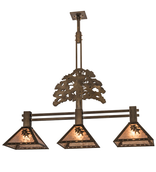 Meyda Tiffany Oak Tree 81117 Pendant Light - Antique Copper