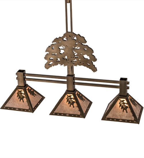 Meyda Tiffany Oak Tree 81117 Pendant Light - Antique Copper