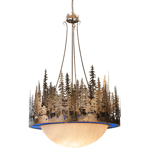 Meyda Tiffany Pine Lake 81179 Pendant Light - Craftsman Brown