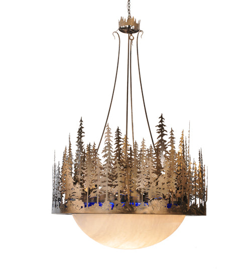 Meyda Tiffany Pine Lake 81179 Pendant Light - Craftsman Brown