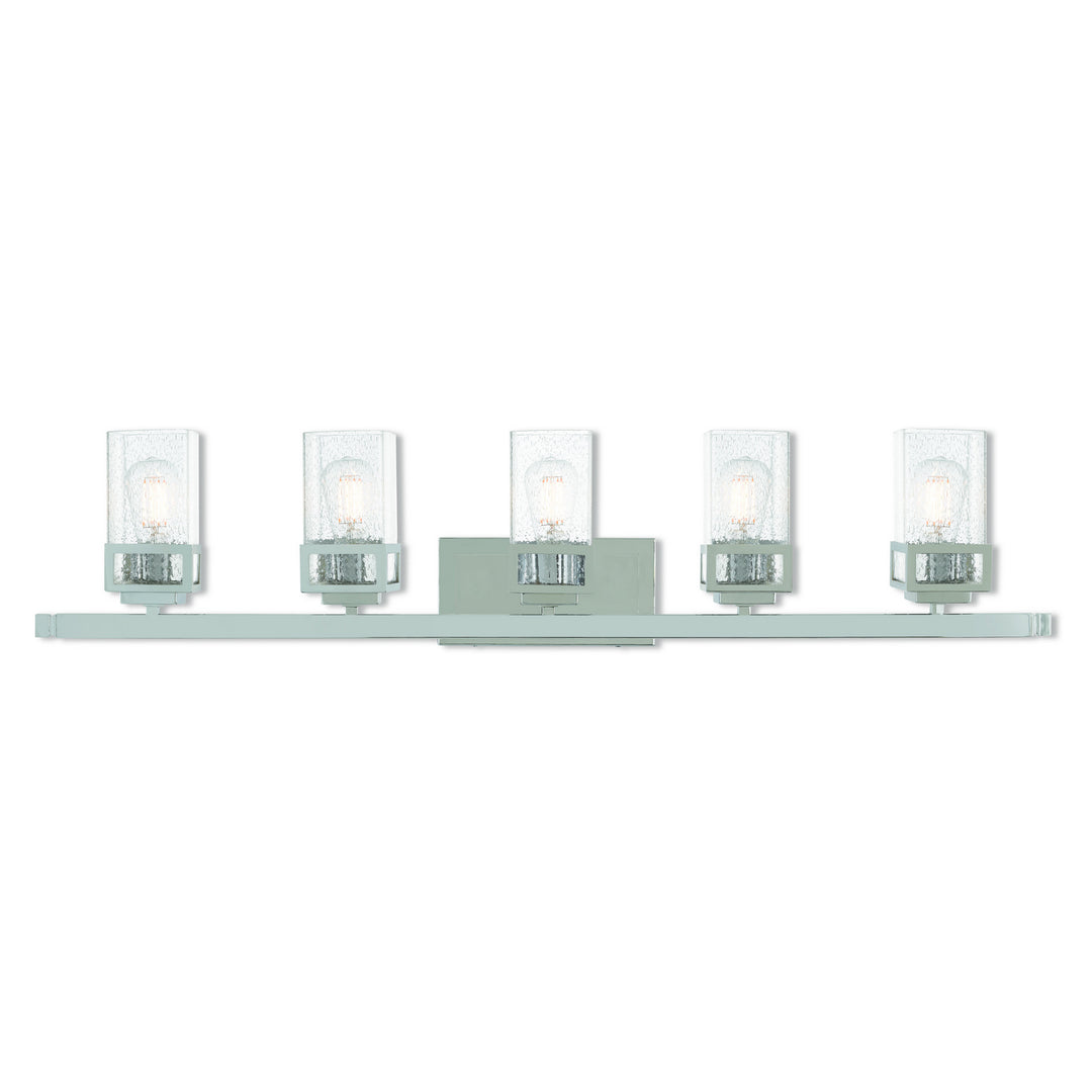 Livex Harding 10155-05 Bath Vanity Light 43 in. wide - Polished Chrome