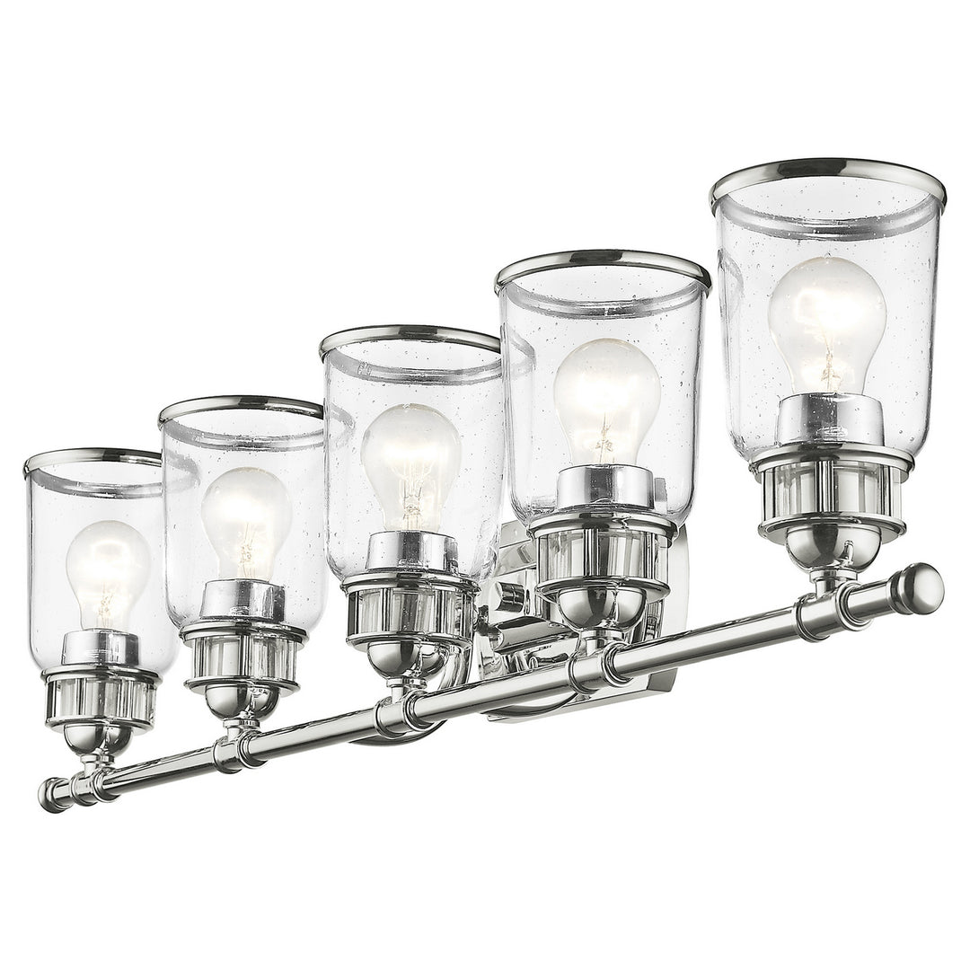 Livex Lawrenceville 10515-05 Bath Vanity Light 36 in. wide - Polished Chrome