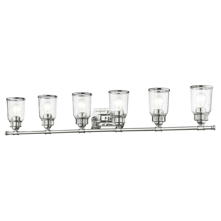 Livex Lawrenceville 10516-05 Bath Vanity Light 48 in. wide - Polished Chrome