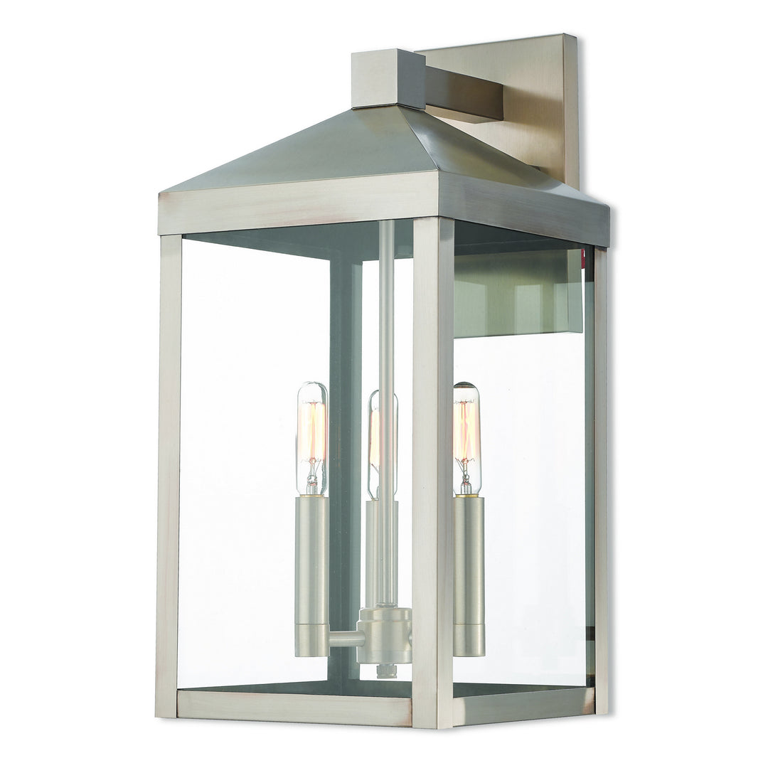 Livex Lighting 20584-91  Nyack Outdoor Brushed Nickel