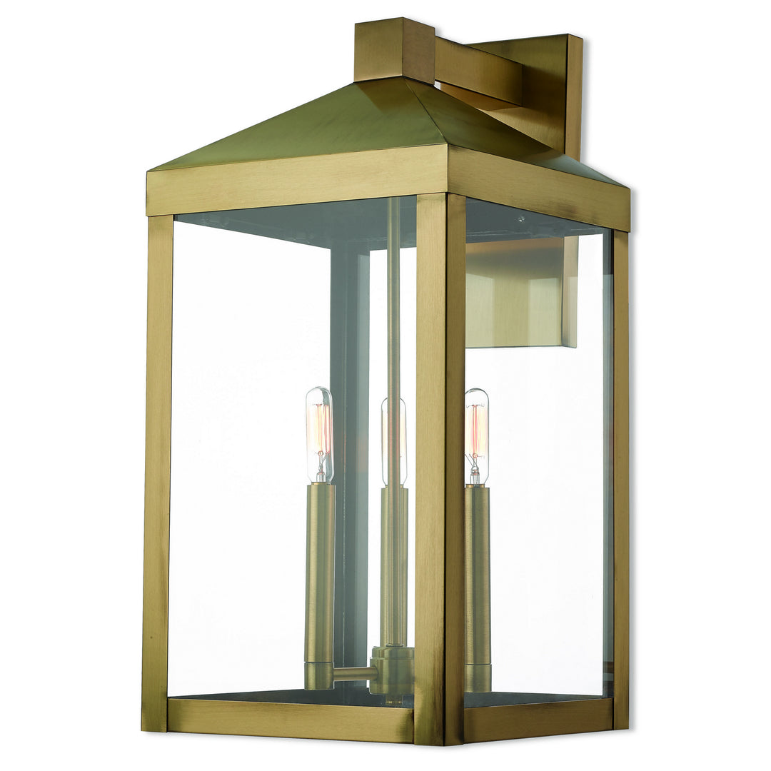 Livex Lighting 20585-01  Nyack Outdoor Antique Brass