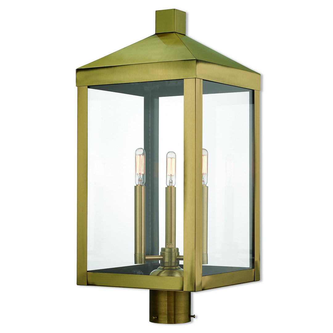 Livex Lighting 20586-01  Nyack Outdoor Antique Brass