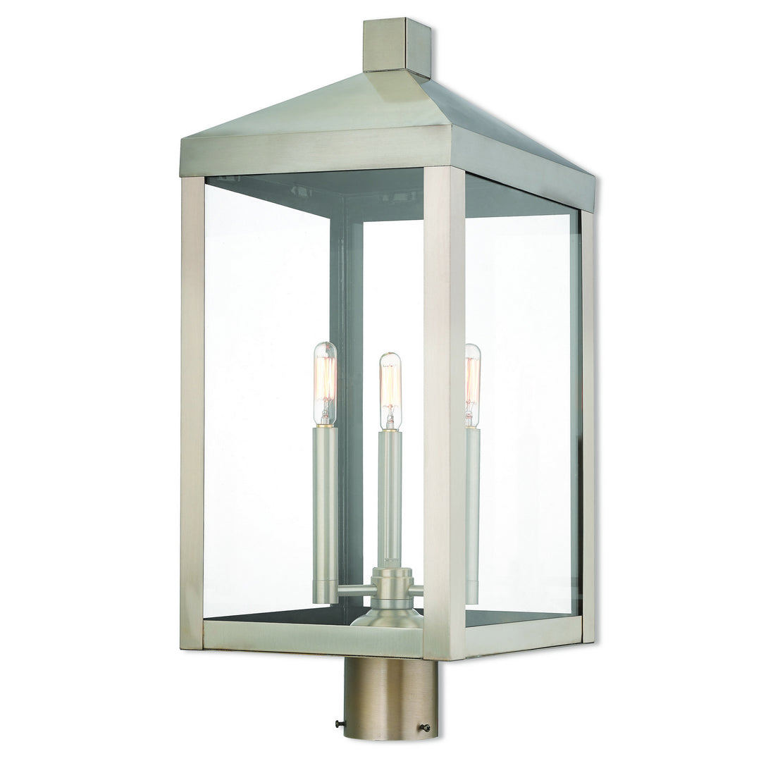 Livex Lighting 20586-91  Nyack Outdoor Brushed Nickel