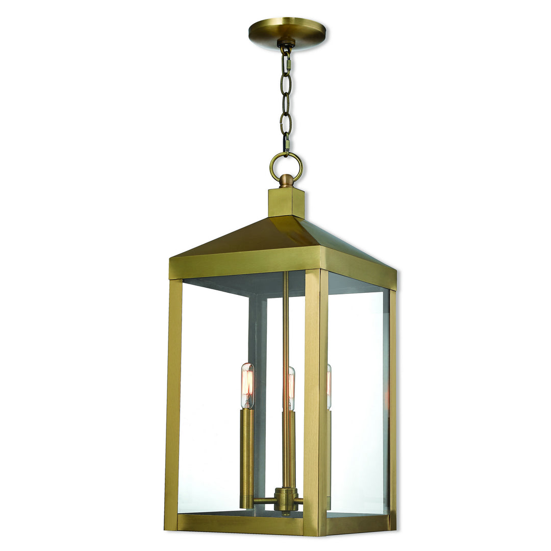 Livex Lighting 20587-01  Nyack Outdoor Antique Brass