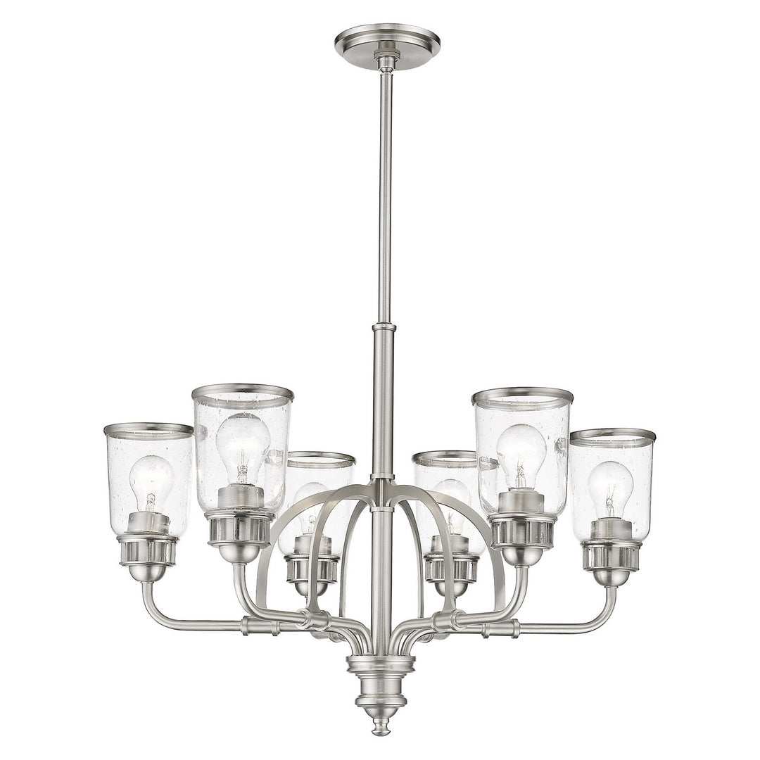 Livex Lawrenceville 40026-91 Chandelier Light - Brushed Nickel