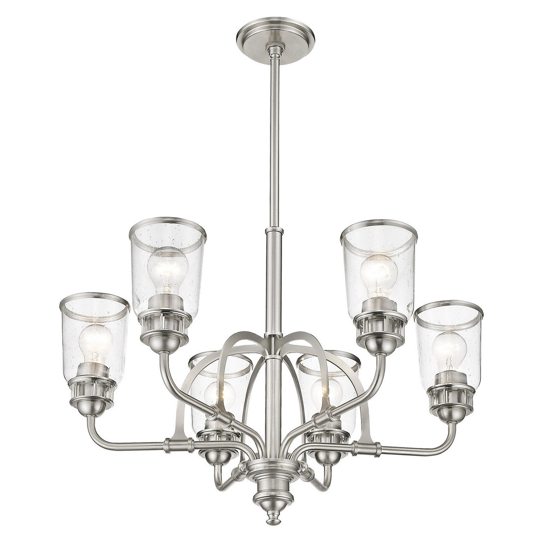 Livex Lawrenceville 40026-91 Chandelier Light - Brushed Nickel