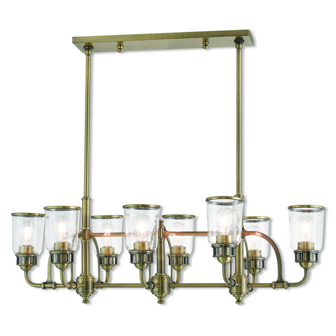 Livex Lawrenceville 40028-01 Pendant Light - Antique Brass