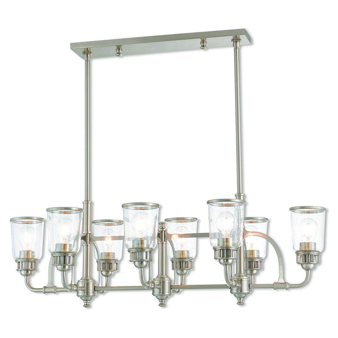 Livex Lawrenceville 40028-91 Pendant Light - Brushed Nickel