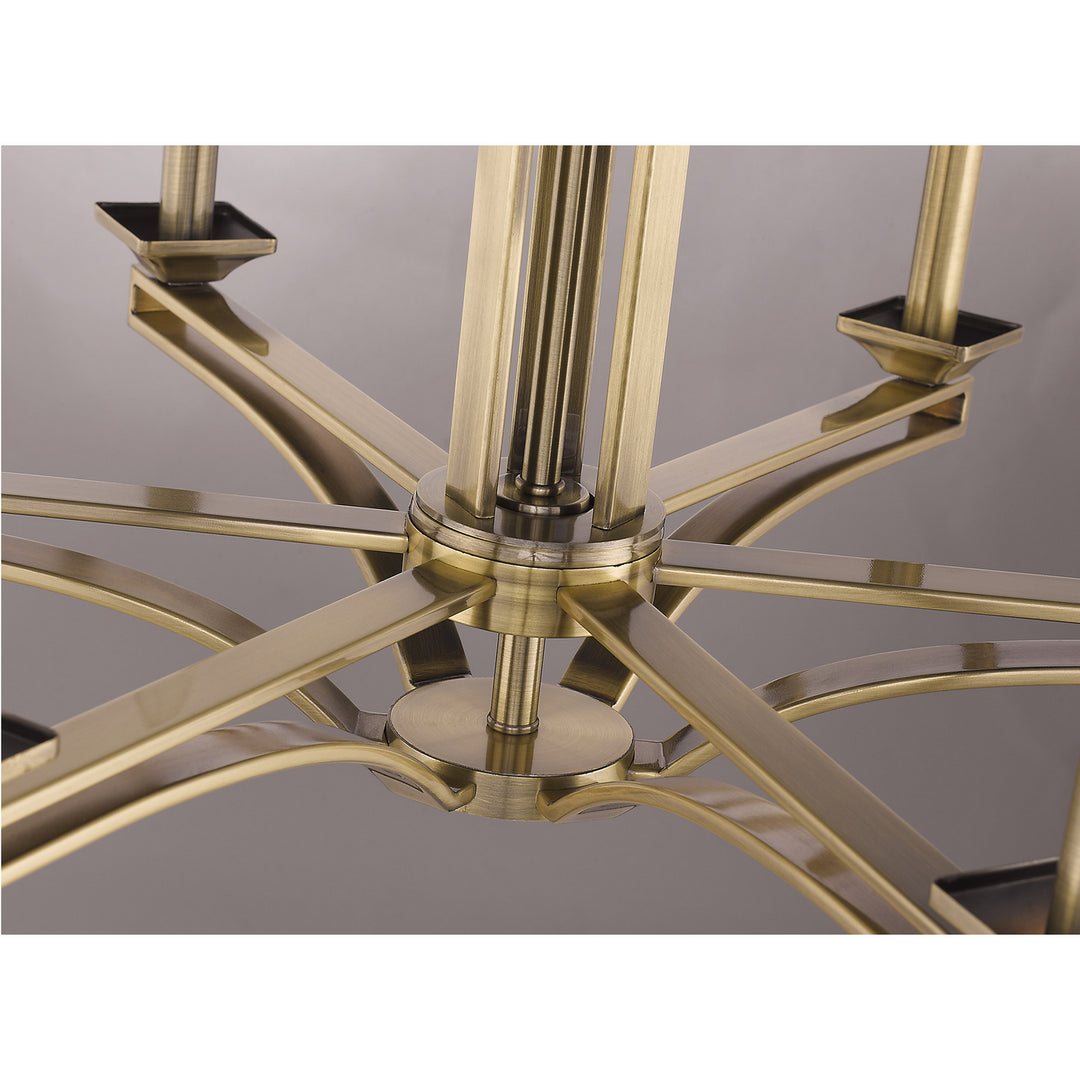 Livex Trumbull 40056-01 Chandelier Light - Antique Brass