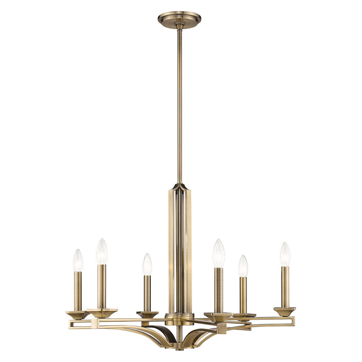 Livex Trumbull 40056-01 Chandelier Light - Antique Brass