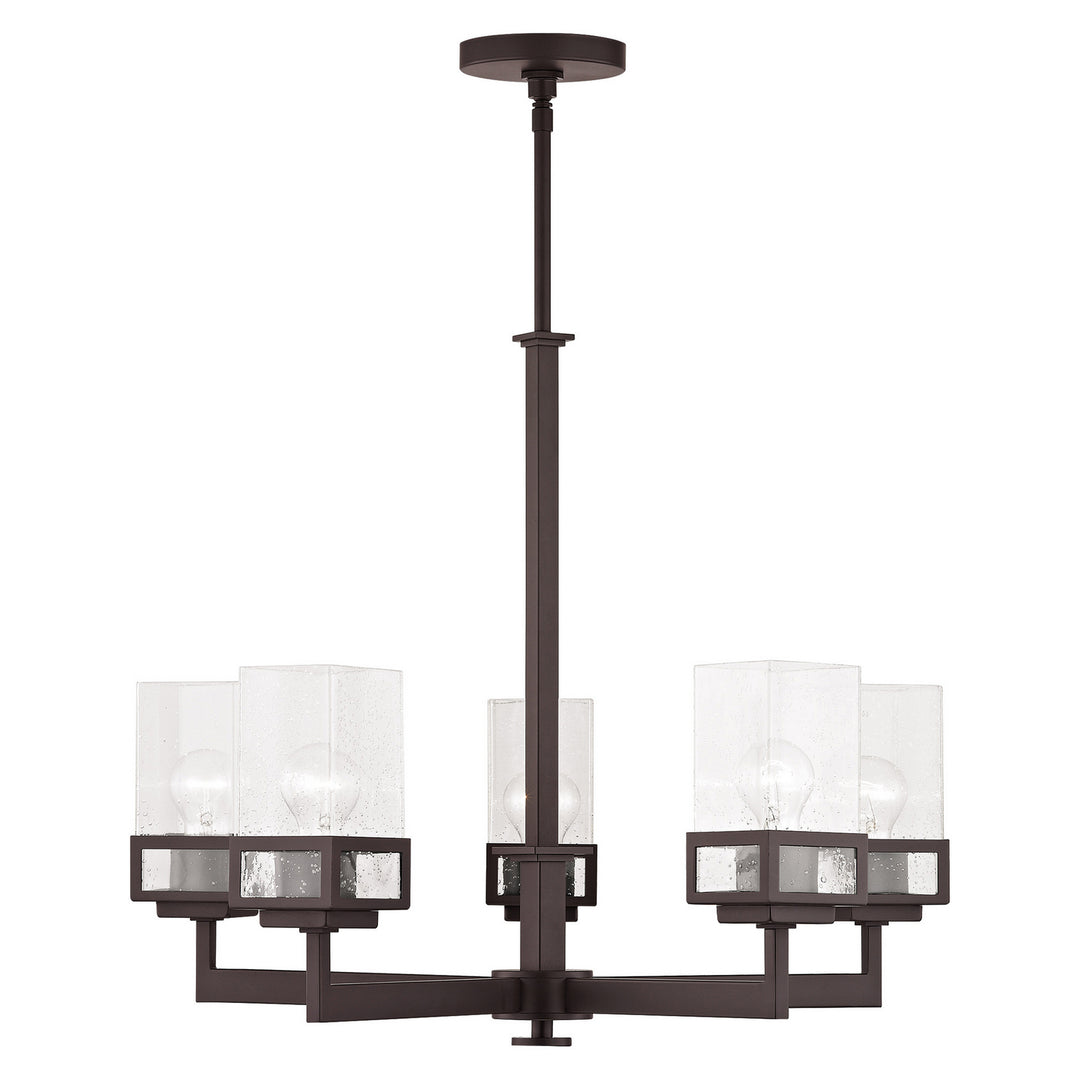 Livex Harding 40595-07 Chandelier Light - Bronze