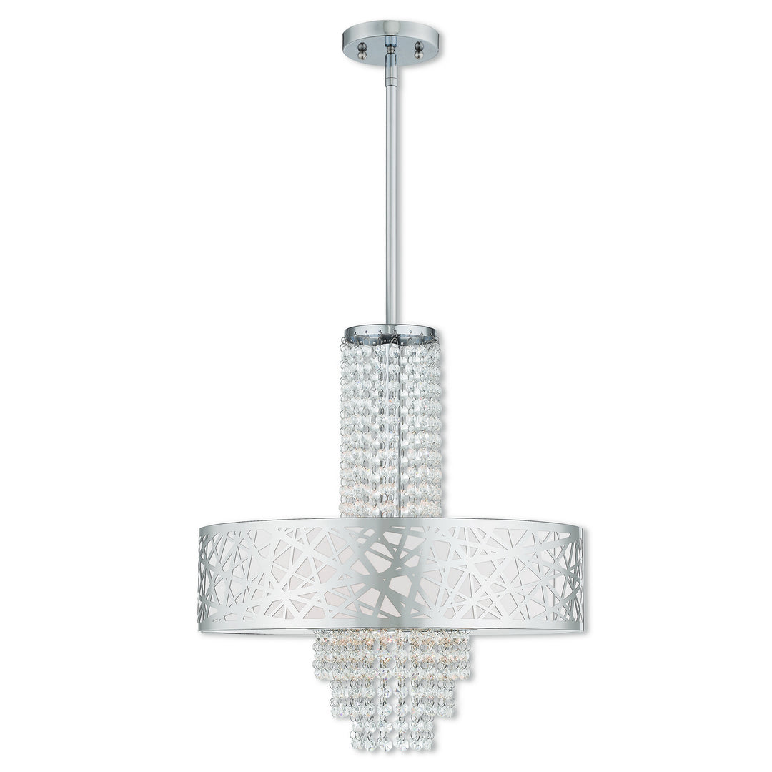 Livex Allendale 40766-05 Chandelier Light - Polished Chrome