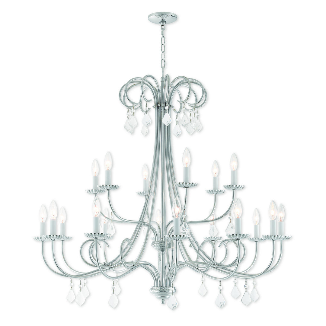 Livex Daphne 40870-05 Chandelier Light - Polished Chrome