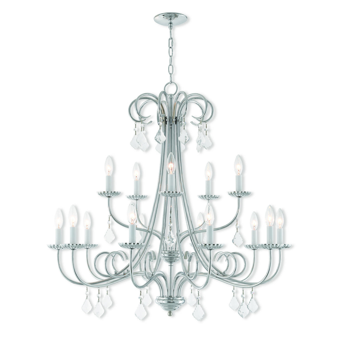 Livex Daphne 40879-05 Chandelier Light - Polished Chrome