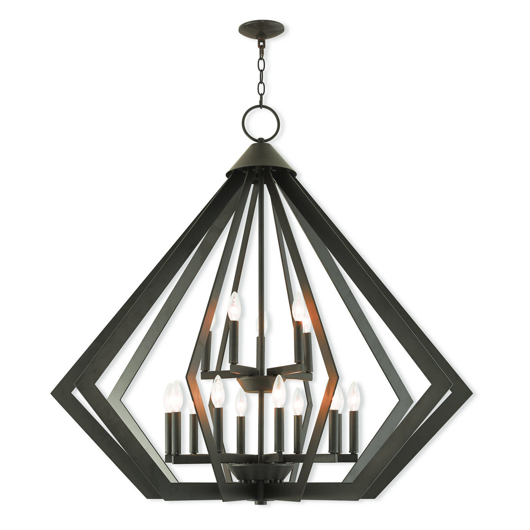 Livex Prism 40928-07 Chandelier Light - Bronze