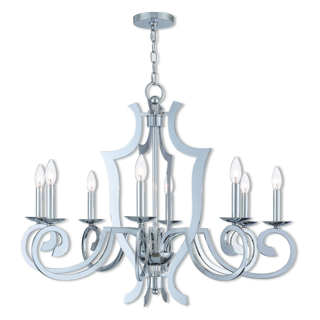 Livex Aldrich 41008-05 Chandelier Light - Polished Chrome