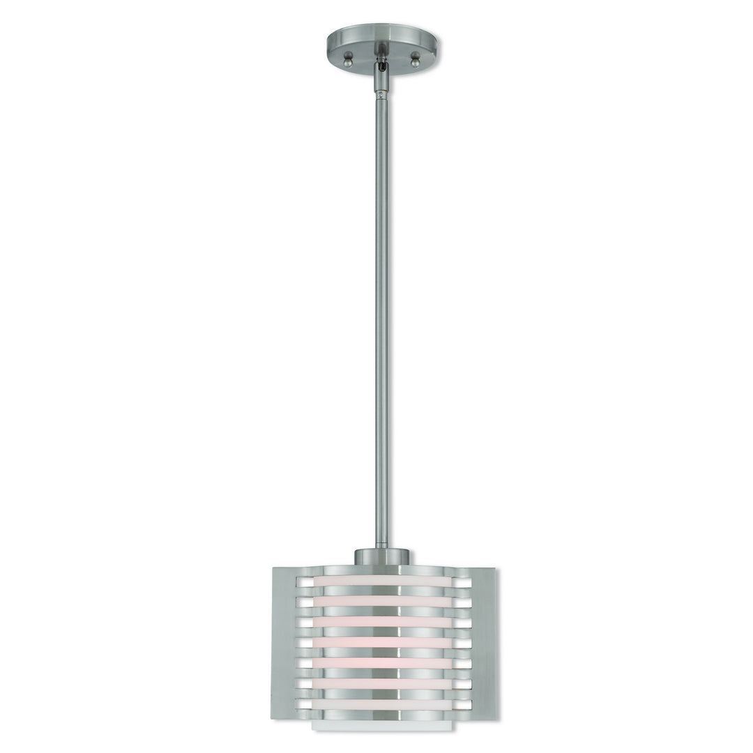 Livex Hilliard 41031-91 Pendant Light - Brushed Nickel