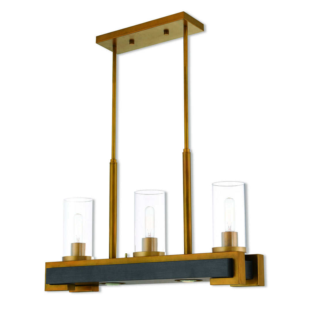 Livex Buttonwood 41073-26 Chandelier Light - Aged Gold