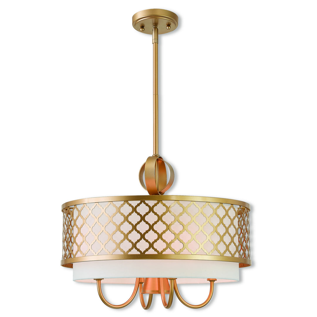 Livex Arabesque 41104-33 Chandelier Light - Soft Gold