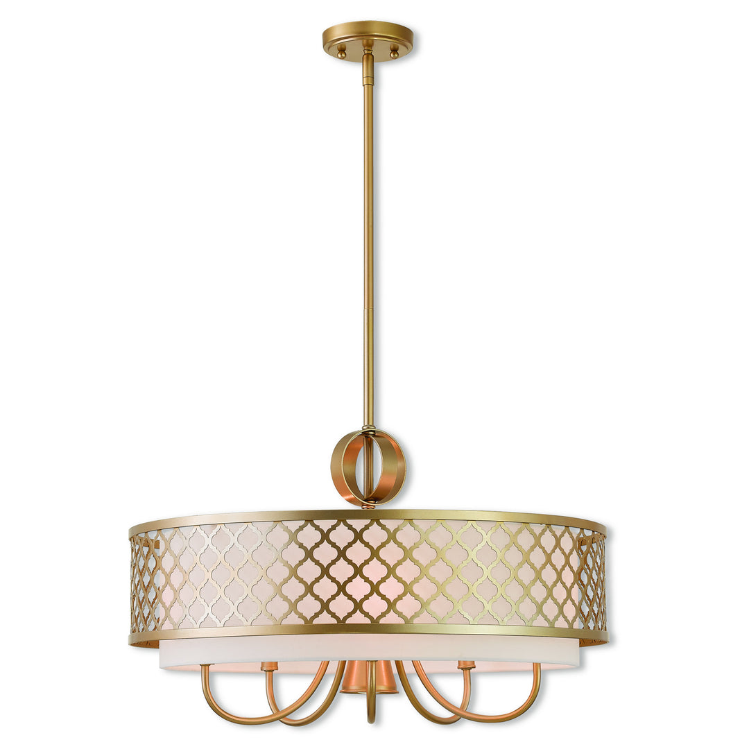 Livex Arabesque 41105-33 Chandelier Light - Soft Gold