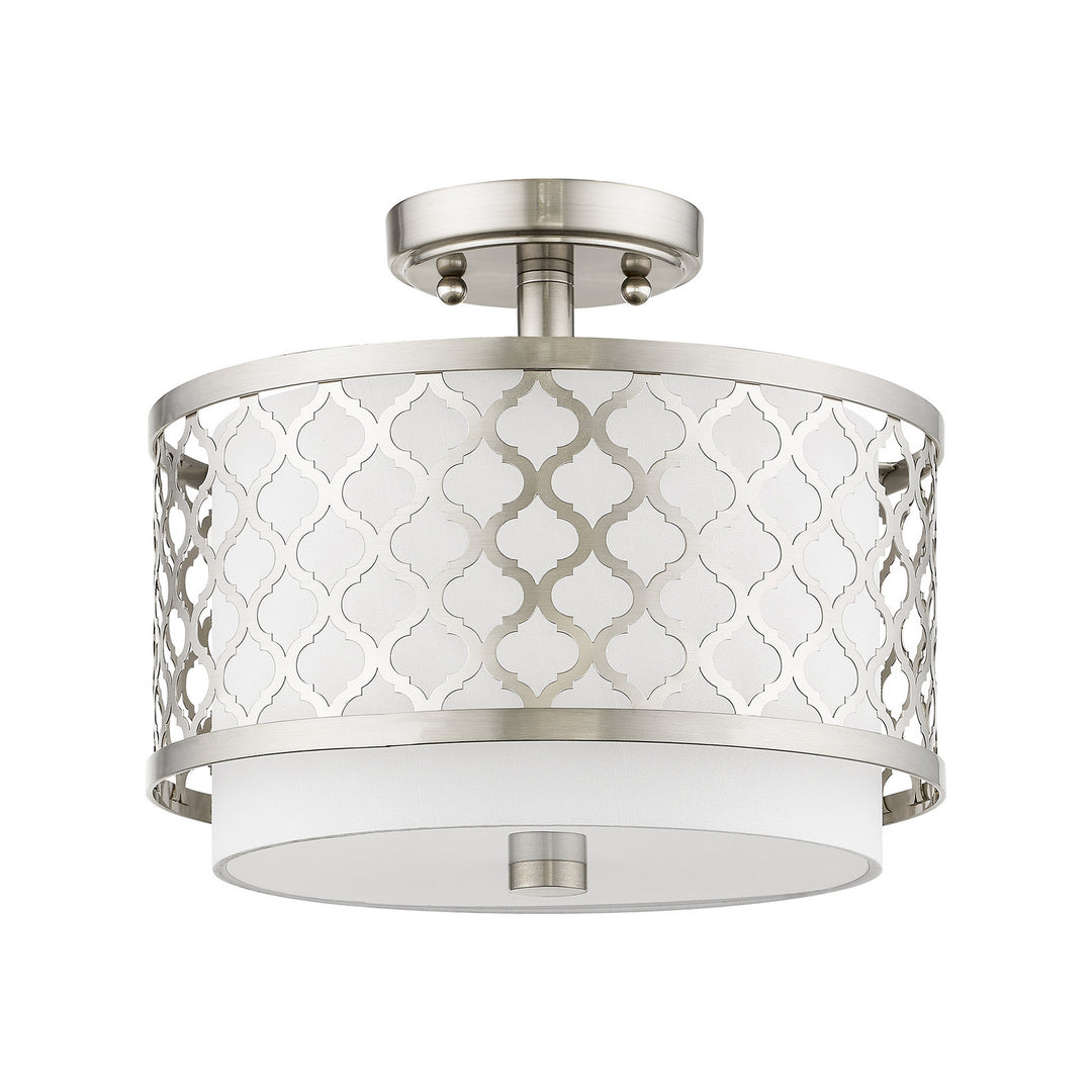 Livex Arabesque 41107-91 Ceiling Light - Brushed Nickel