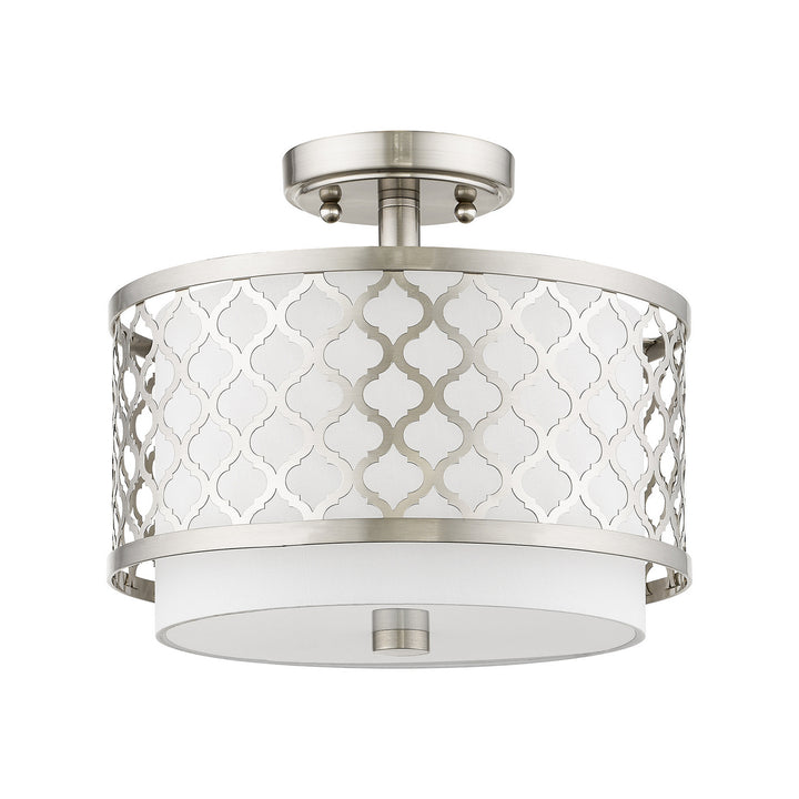 Livex Arabesque 41107-91 Ceiling Light - Brushed Nickel