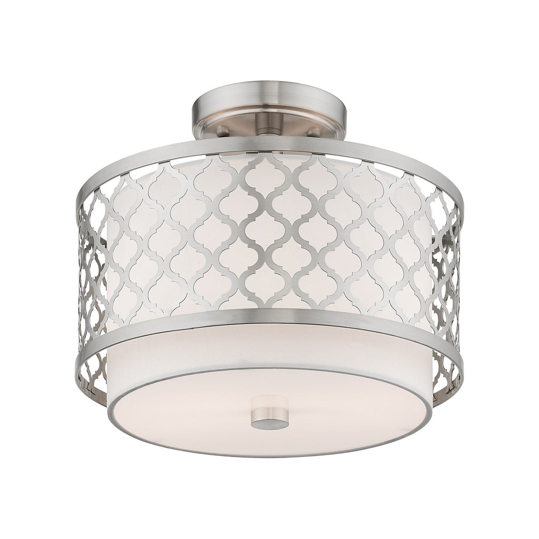 Livex Arabesque 41107-91 Ceiling Light - Brushed Nickel