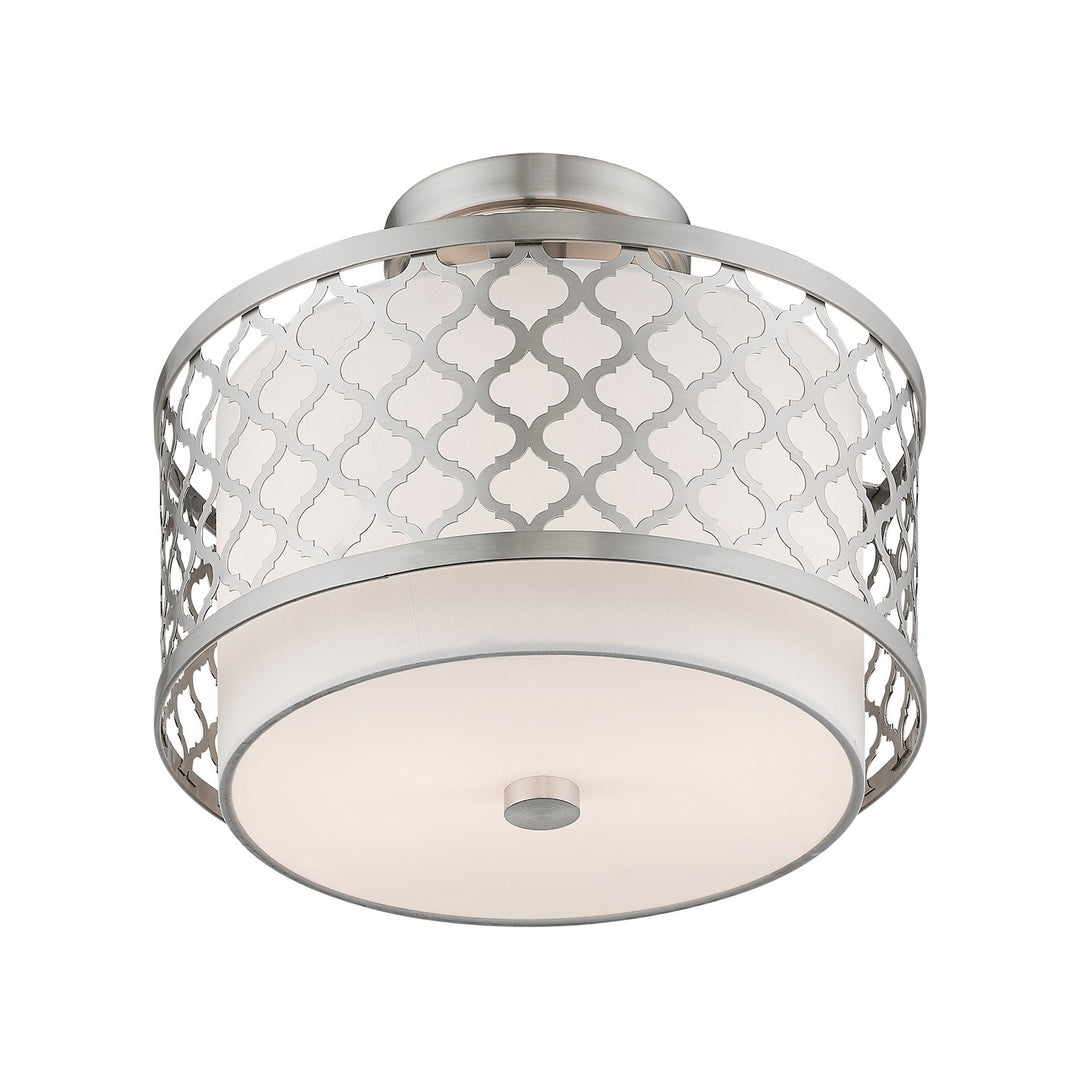 Livex Arabesque 41107-91 Ceiling Light - Brushed Nickel