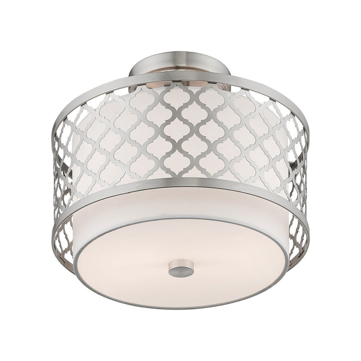 Livex Arabesque 41107-91 Ceiling Light - Brushed Nickel