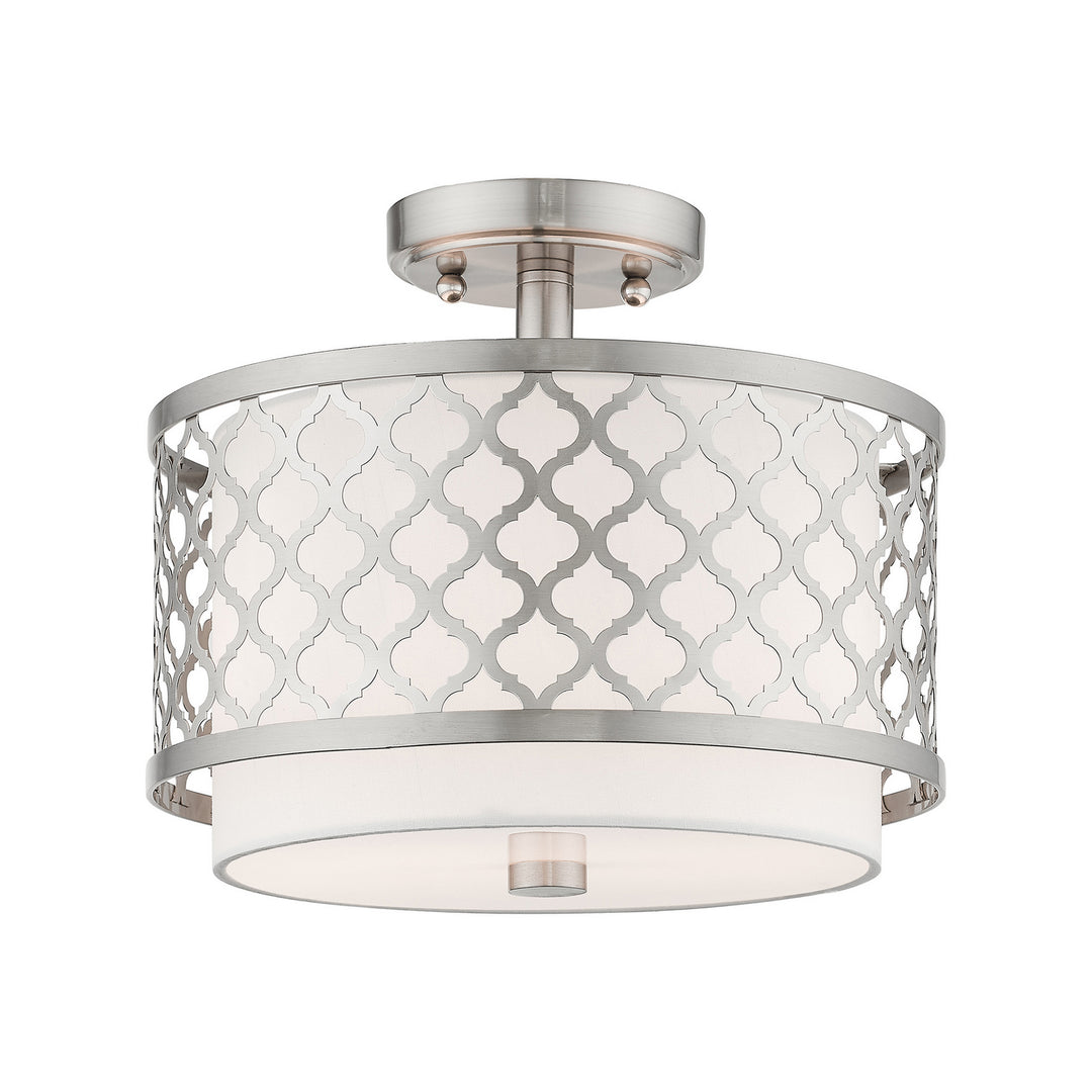 Livex Arabesque 41107-91 Ceiling Light - Brushed Nickel