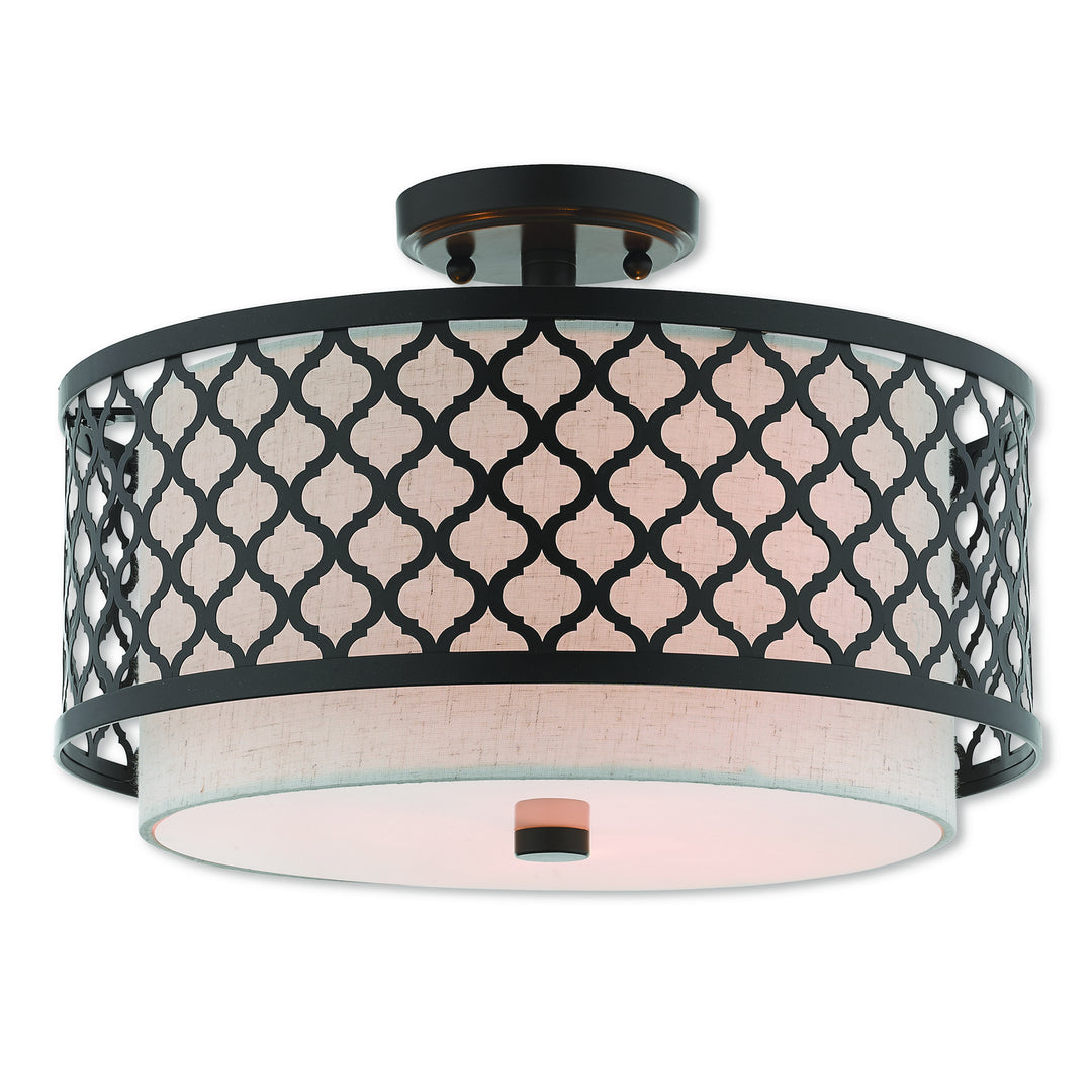 Livex Arabesque 41112-92 Ceiling Light - English Bronze