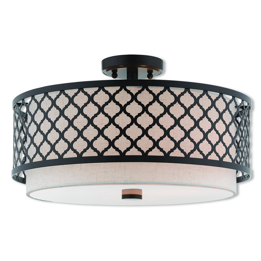 Livex Arabesque 41113-92 Ceiling Light - English Bronze