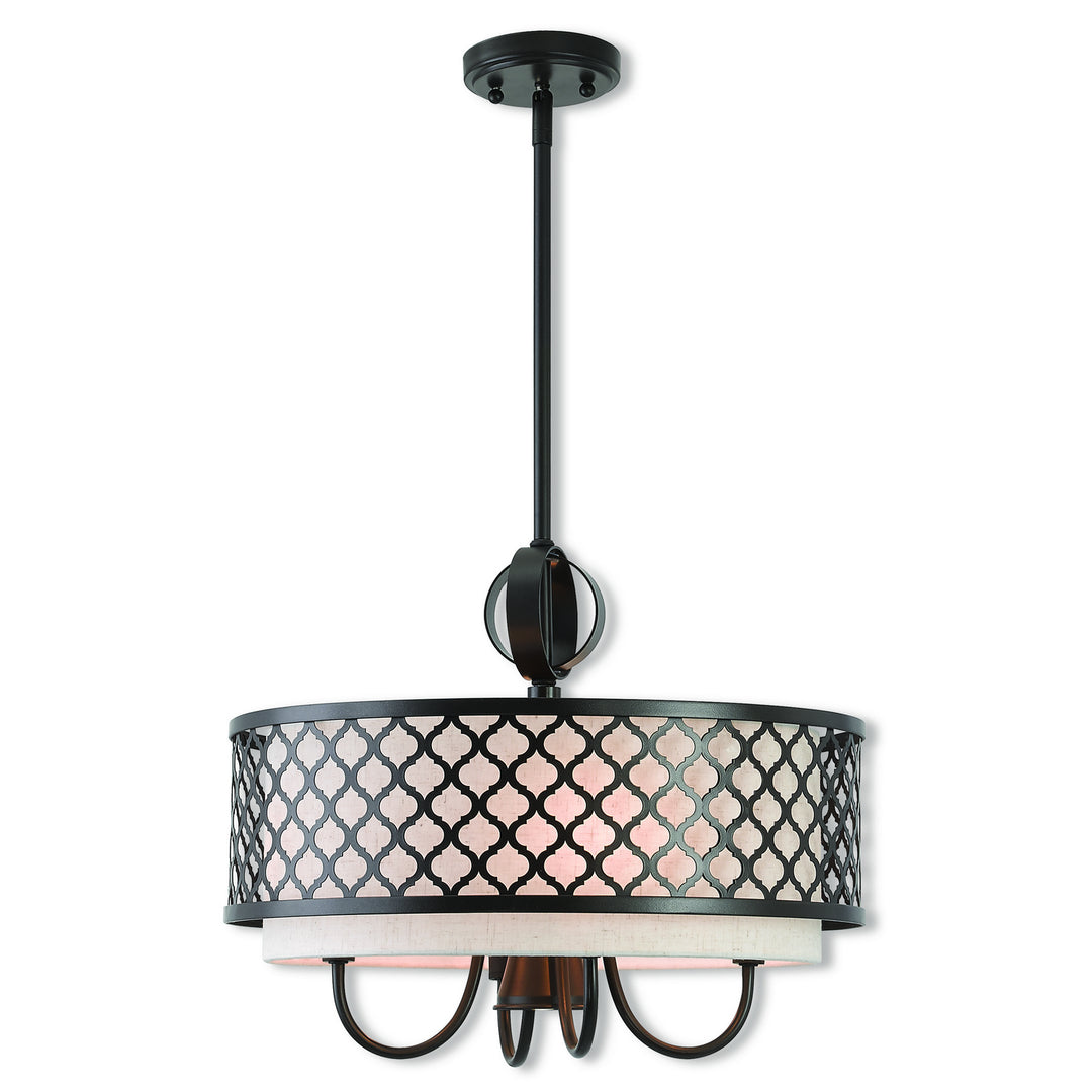 Livex Arabesque 41115-92 Chandelier Light - English Bronze