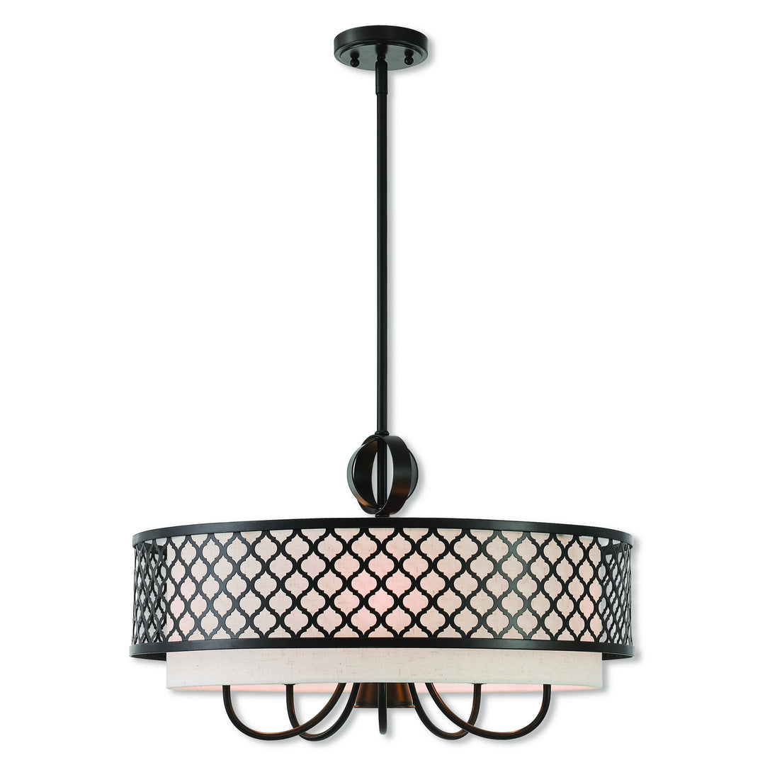 Livex Arabesque 41116-92 Chandelier Light - English Bronze