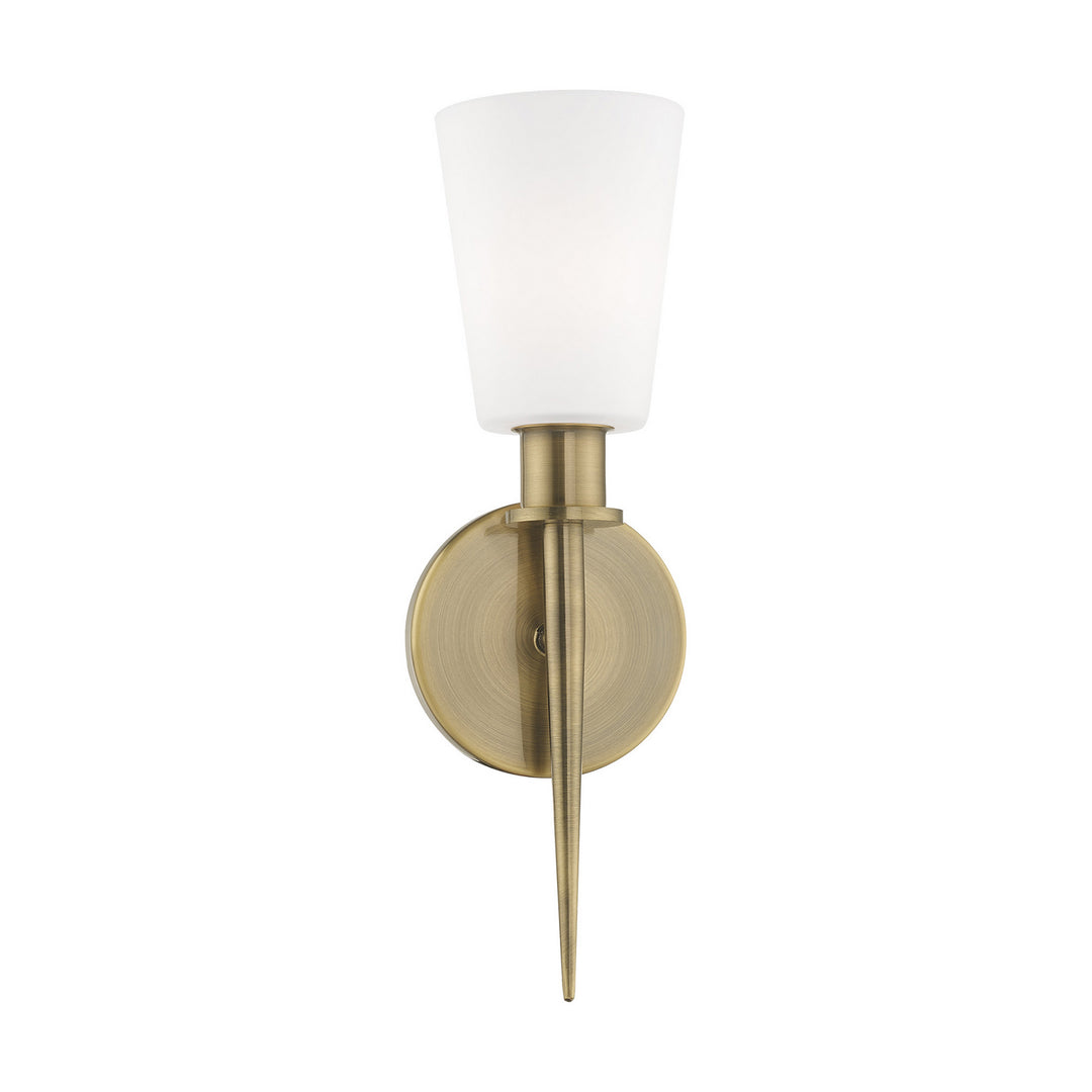 Livex Witten 41691-01 Wall Sconce Light - Antique Brass