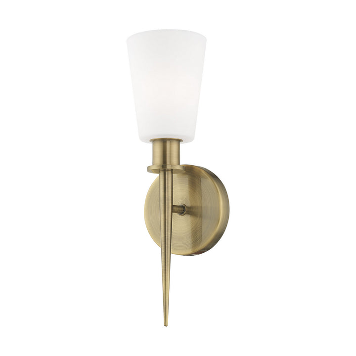 Livex Witten 41691-01 Wall Sconce Light - Antique Brass