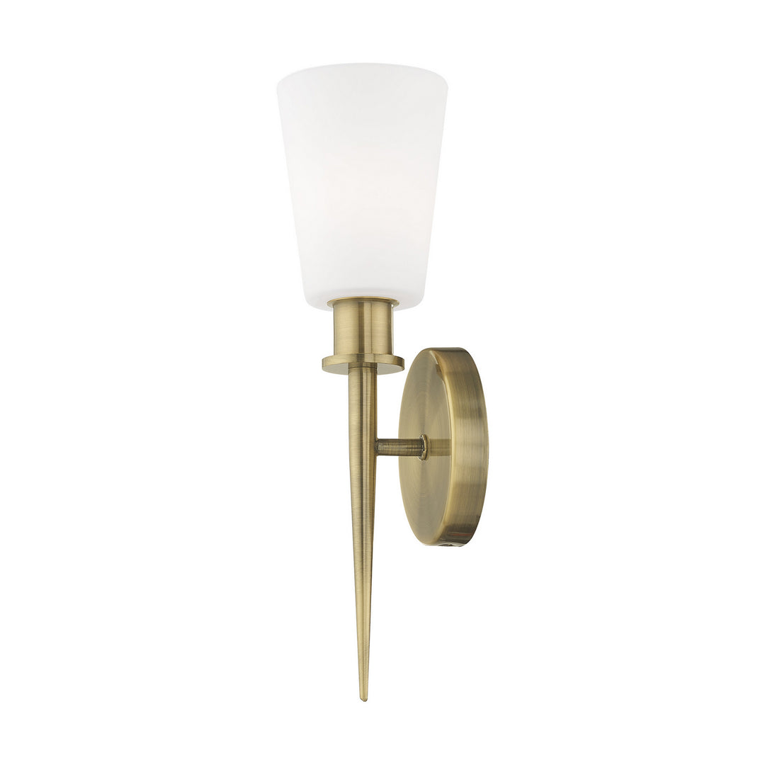 Livex Witten 41691-01 Wall Sconce Light - Antique Brass