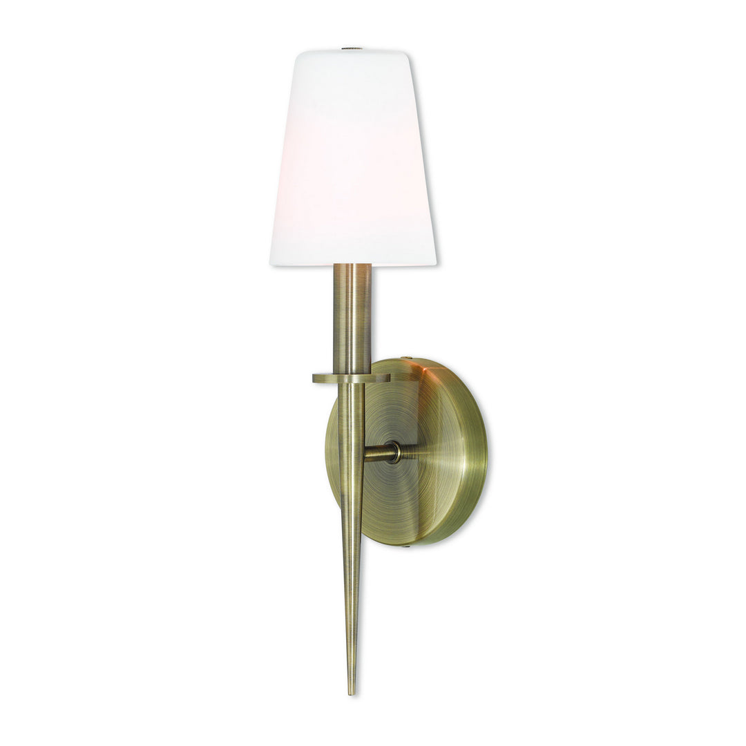 Livex Witten 41692-01 Wall Sconce Light - Antique Brass