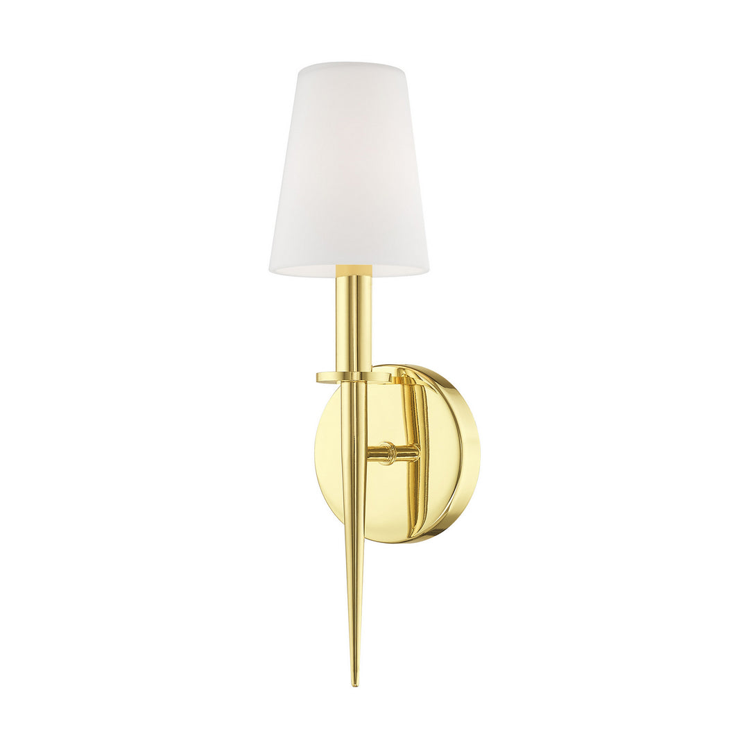 Livex Witten 41692-02 Wall Sconce Light - Polished Brass