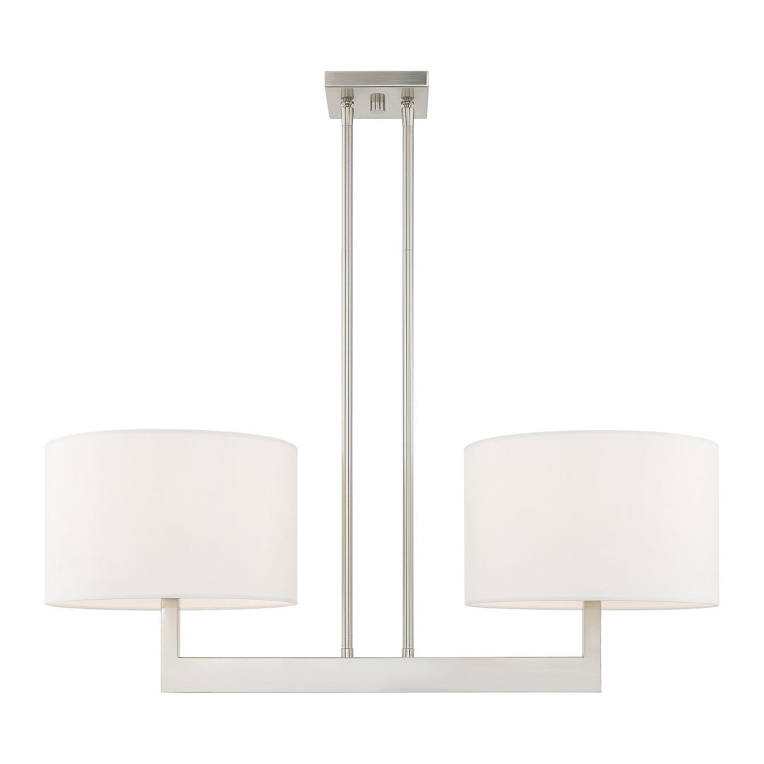 Livex Hayworth 42403-91 Pendant Light - Brushed Nickel
