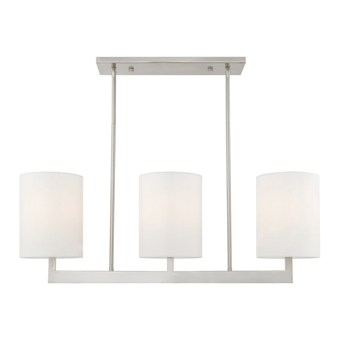 Livex Hayworth 42404-91 Pendant Light - Brushed Nickel