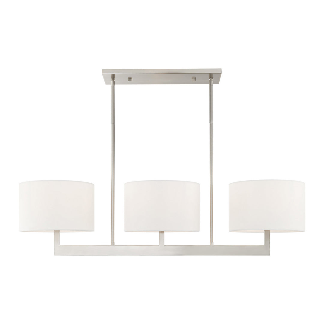Livex Hayworth 42405-91 Pendant Light - Brushed Nickel