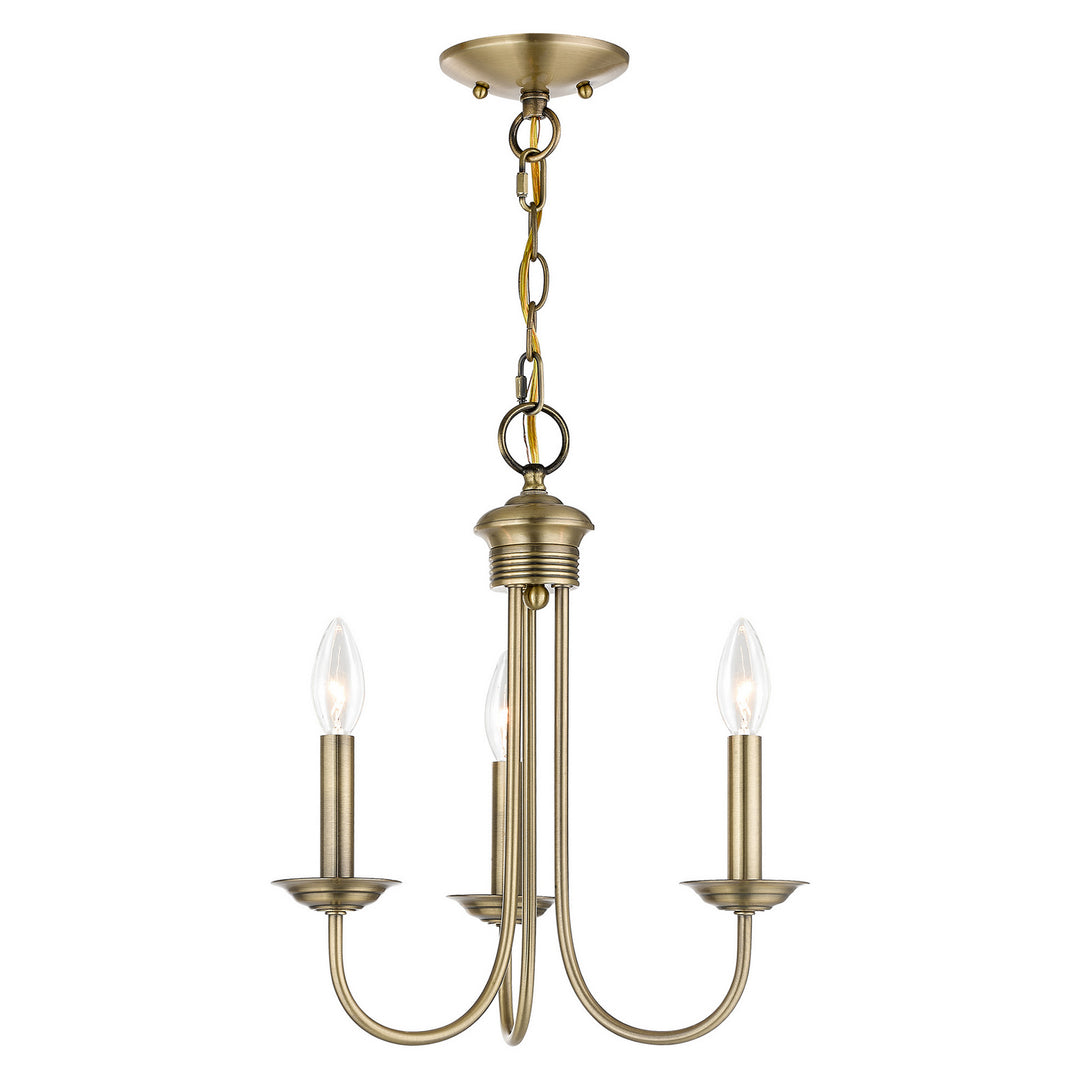 Livex Estate 42683-01 Chandelier Light - Antique Brass