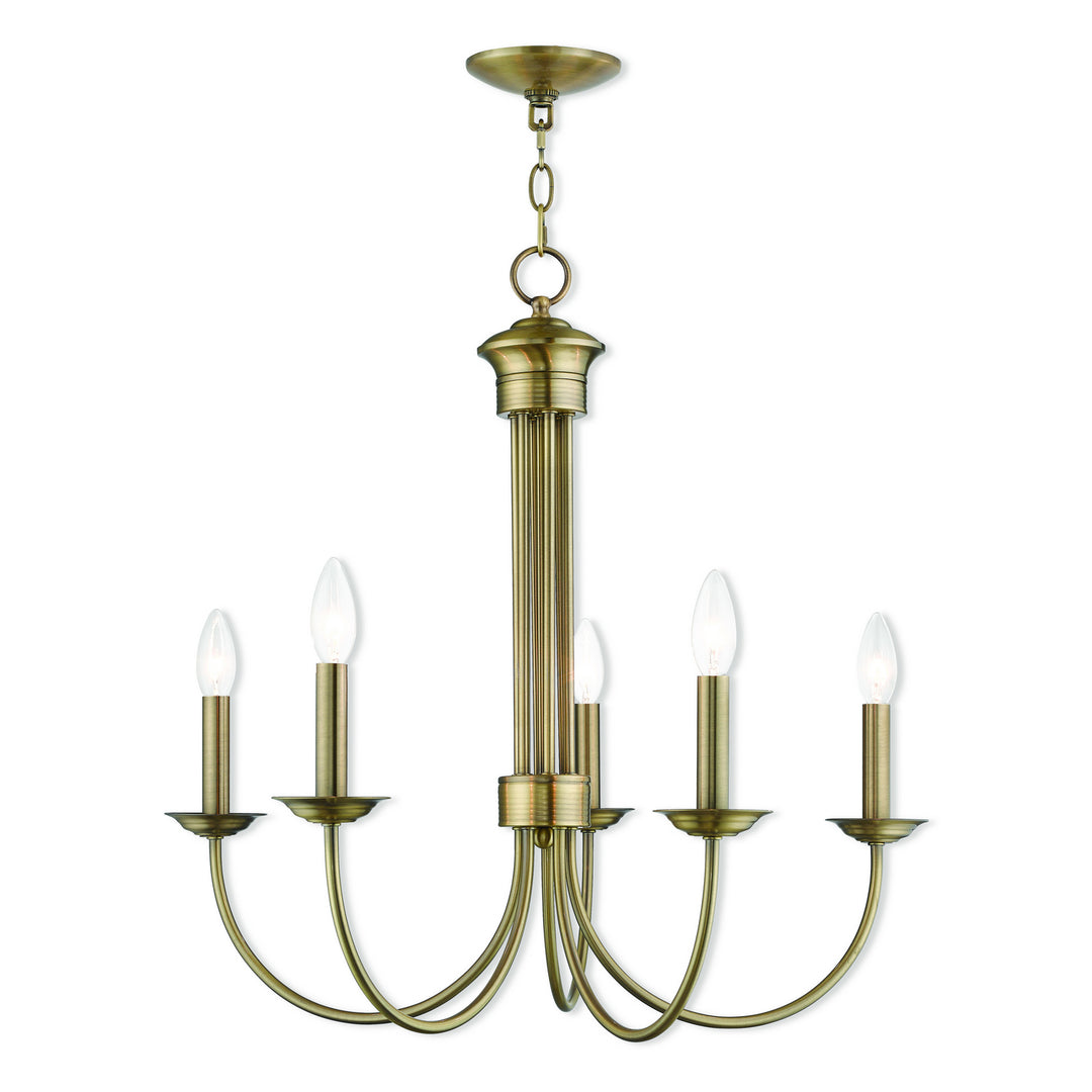 Livex Estate 42685-01 Chandelier Light - Antique Brass