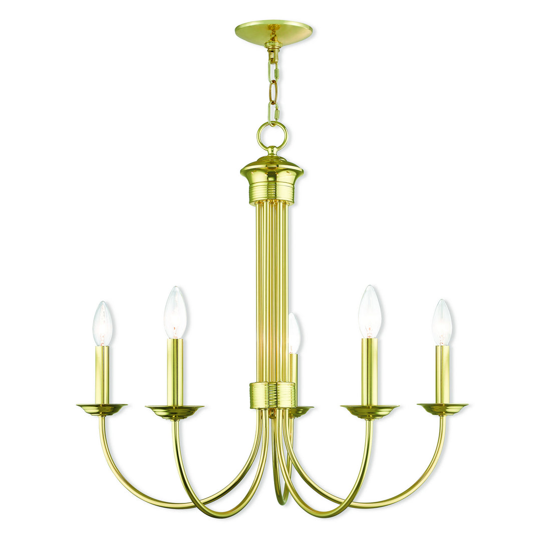 Livex Estate 42685-02 Chandelier Light - Polished Brass